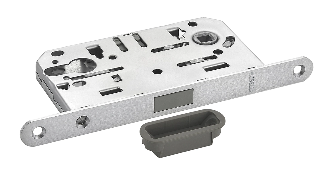 Защелка межкомнатная M1885 SSC магнитная под цилиндр, цвет суперматовый хром фото 2 Защелка межкомнатная M1885 SSC магнитная под цилиндр, цвет суперматовый хром фото купить в Красноярске