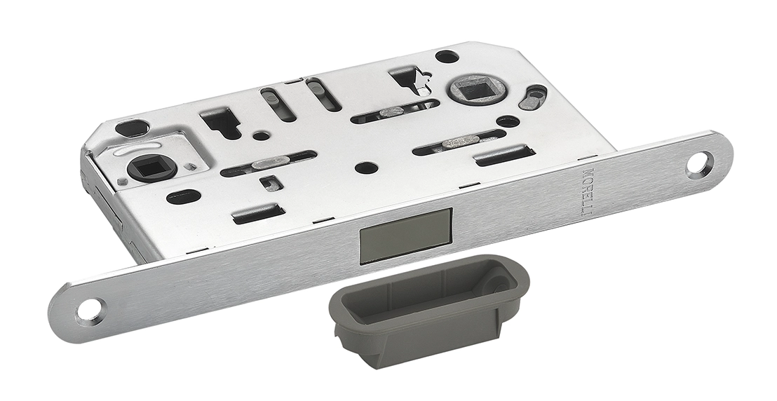 Защелка межкомнатная M1895 SSC магнитная, сантехническая, цвет суперматовый хром фото 2 Защелка межкомнатная M1895 SSC магнитная, сантехническая, цвет суперматовый хром фото купить в Красноярске