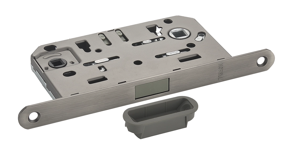 Защелка межкомнатная M1895 GR магнитная, сантехническая, цвет графит фото 2 Защелка межкомнатная M1895 GR магнитная, сантехническая, цвет графит фото купить в Красноярске