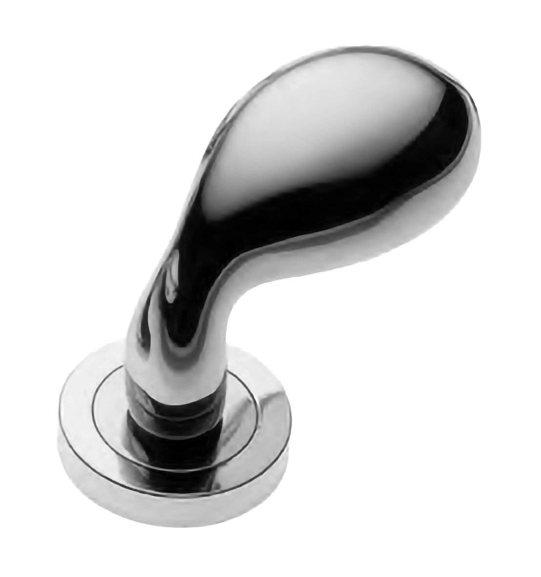 Ручка дверная AIR-2 R2 CRO раздельная на круглой розетке, цвет - хром фото купить Красноярск