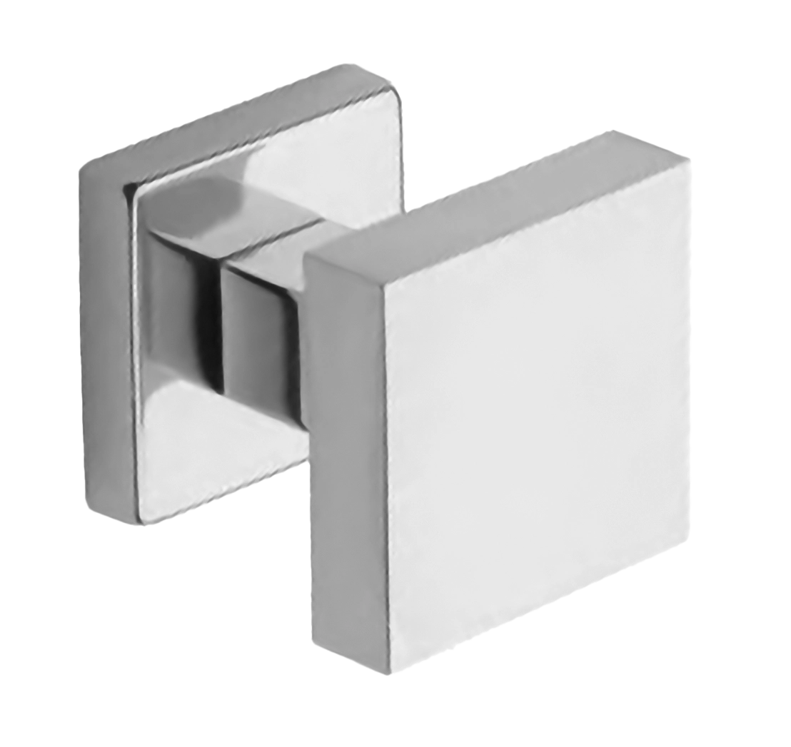Поворотный кноб ART.QU30 CRO на квадратной розетке с накладкой, цвет - хром фото купить Красноярск