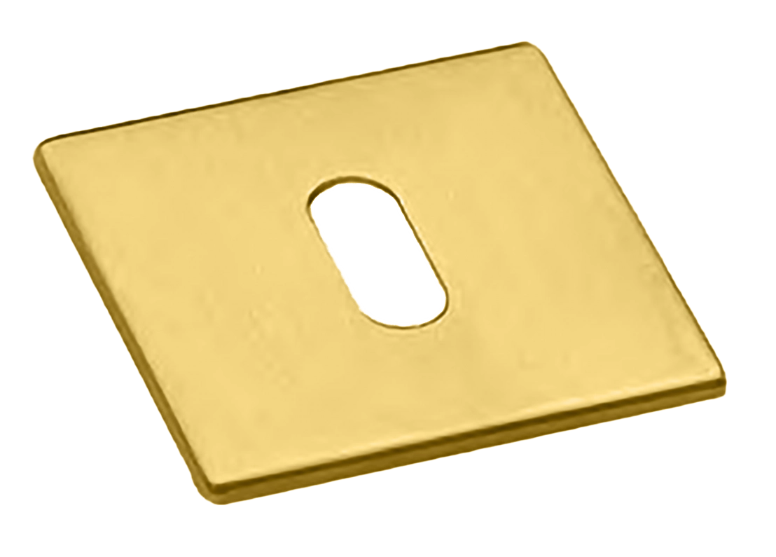 Накладка на ключевой цилиндр LUX-FK-S5 OTL на квадратной розетке под ключ буратино, цвет золото фото купить Красноярск