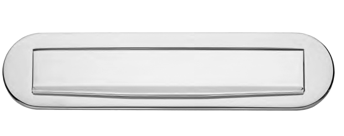 Накладка для почтового ящика ART.910 CRO овальная, цвет хром фото купить Красноярск