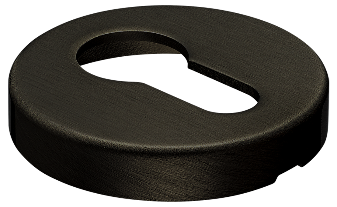 Накладка на ключевой цилиндр LUX-KH-R6 ANT на круглой розетке, цвет - антрацит фото купить в Красноярске