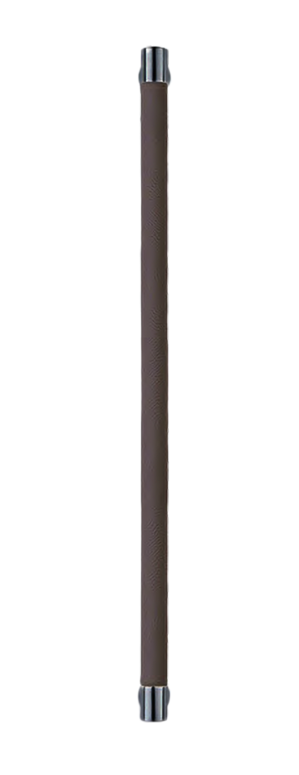 Ручка-скоба HIDE LEATHER PH/A NERO/GRAFITE, цвет - черный/графит фото купить Красноярск