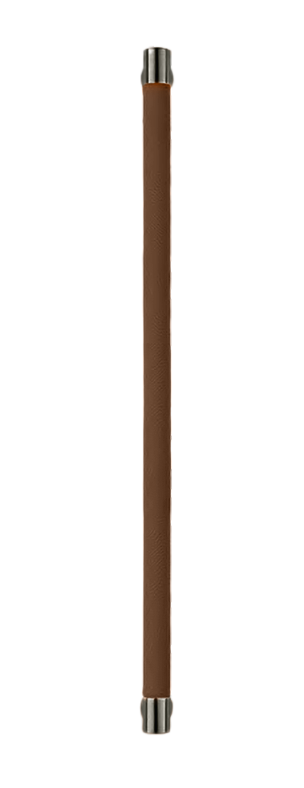 Ручка-скоба HIDE LEATHER PH/A ANT/TESTA DI MORO, цвет - антрацит/темно-коричневый фото купить Красноярск