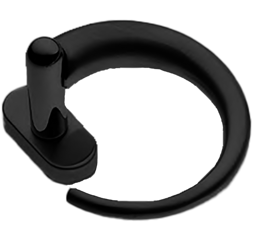 Ручка оконная LANGOUST W1 NERO, цвет - черный фото купить Красноярск