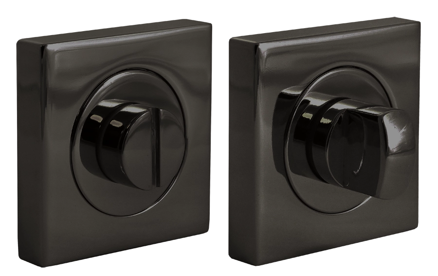 LUX-WC-S2 NIN, завертка сантехническая на квадратной розетке, цвет - черный никель фото купить Красноярск