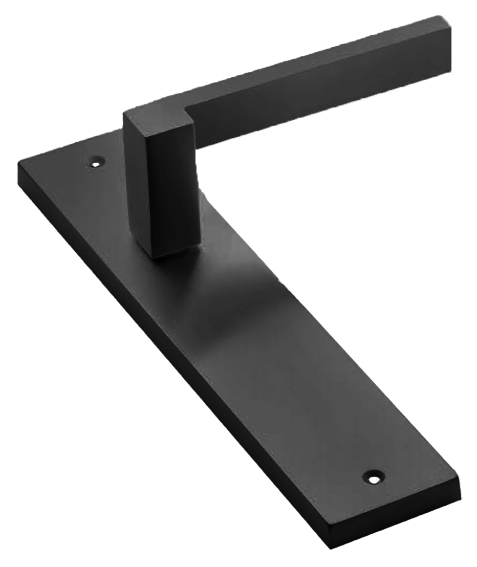 STONE PL NERO, ручка на планке, цвет - черный фото купить в Красноярске