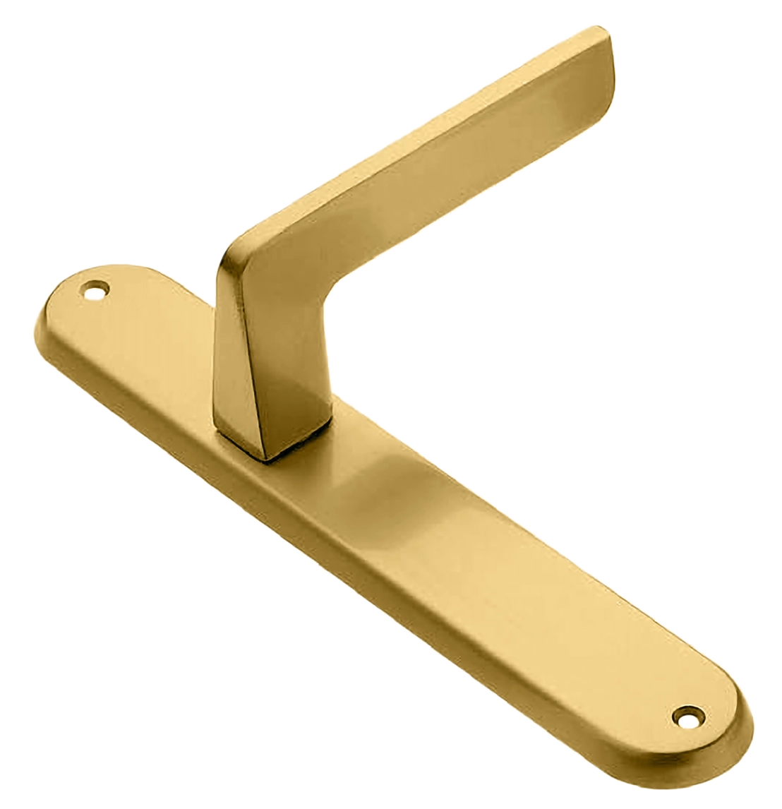 Ручка дверная на планке ROCK PL OSA, цвет матовое золото, латунь фото купить в Красноярске