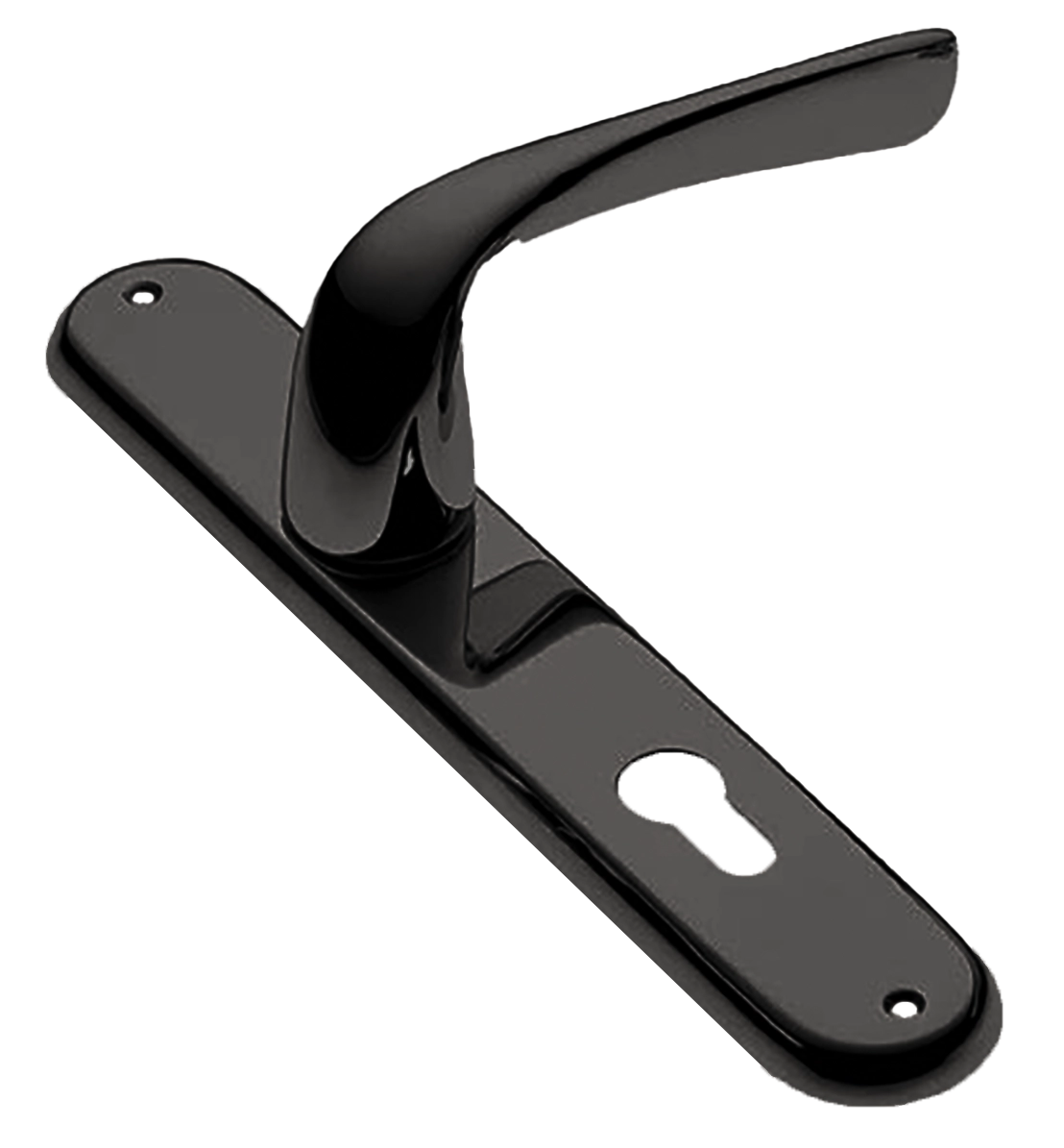 Ручка дверная на планке LE MANS PL NIN, цвет черный никель, латунь фото купить в Красноярске