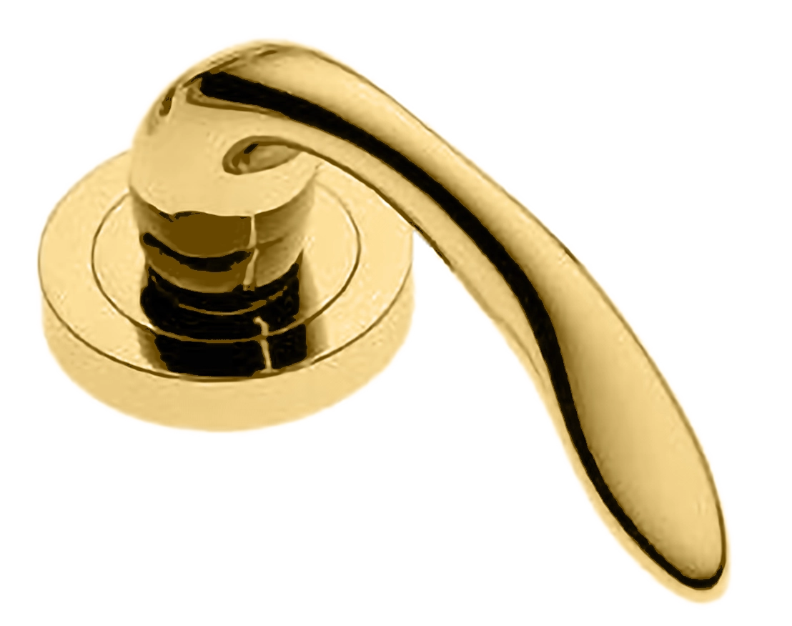 Ручка оконная LEON W1 OTL, цвет - золото фото купить в Красноярске