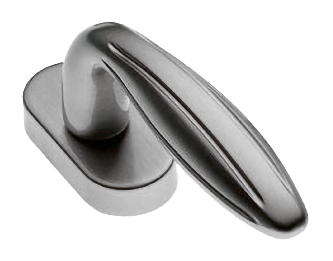 Ручка оконная BUD W1 CSA, цвет - матовый хром фото купить в Красноярске