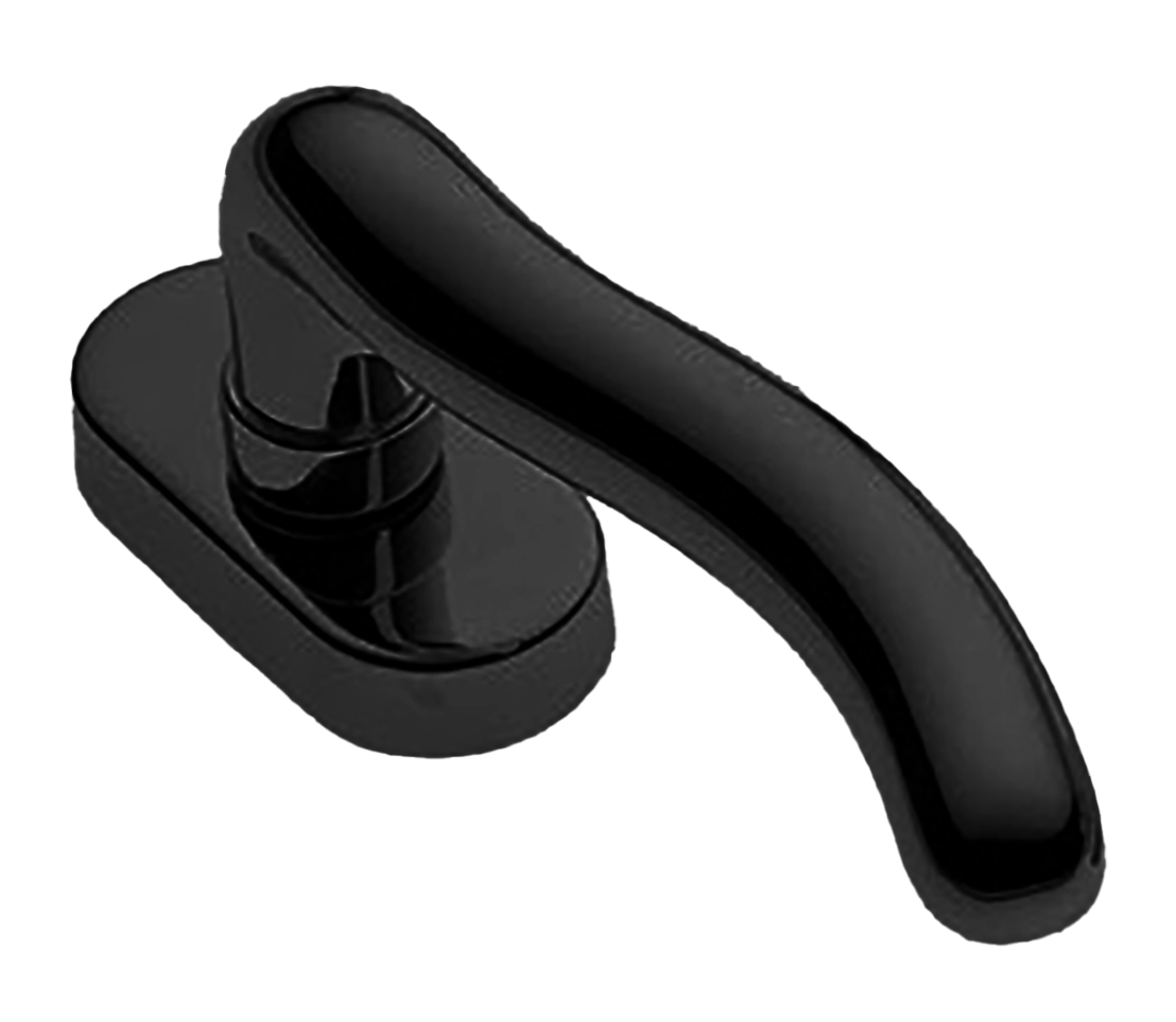 Ручка оконная SNAKE W1 NERO, цвет - черный фото купить в Красноярске