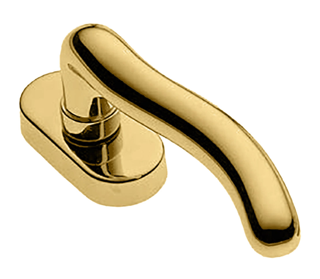 Ручка оконная SNAKE W1 OTL, цвет - золото фото купить в Красноярске