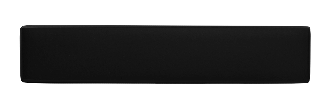 Ручка дверная SHUTTLE NERO-ST цвет черный soft-touch, ЦАМ фото купить в Красноярске