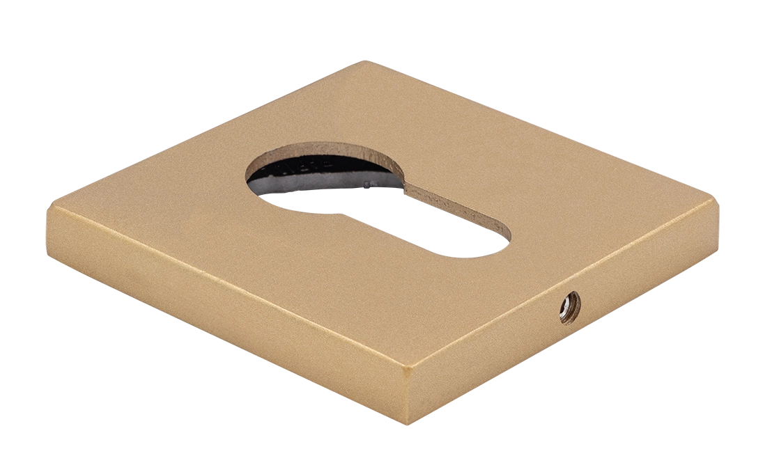 Накладка на замок MH-KH-S6 FTG под евроцилиндр, цвет матовое итальянское золото фото купить Красноярск