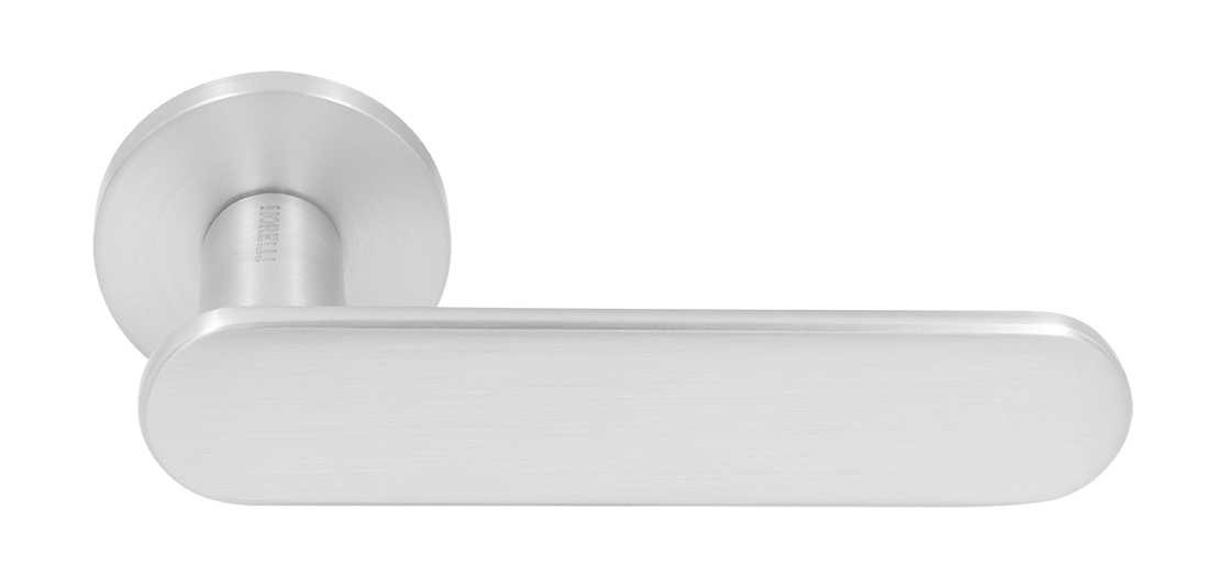 Ручка дверная MH-65-R6 SEMPIONE SC на круглой розетке, цвет матовый хром фото купить Красноярск