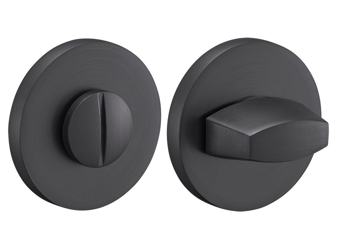 Завертка сантехническая MH-WC-R6 GR на круглой розетке, цвет графит, ЦАМ фото купить Красноярск