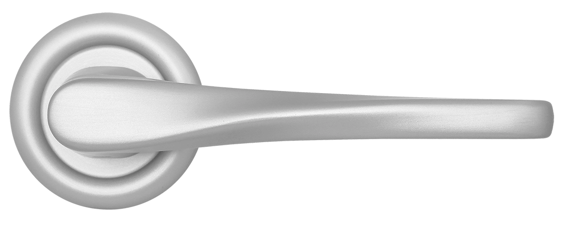 Ручка дверная THE OLYMPICS R7 BLANK на круглой розетке, цвет под покраску фото купить в Красноярске