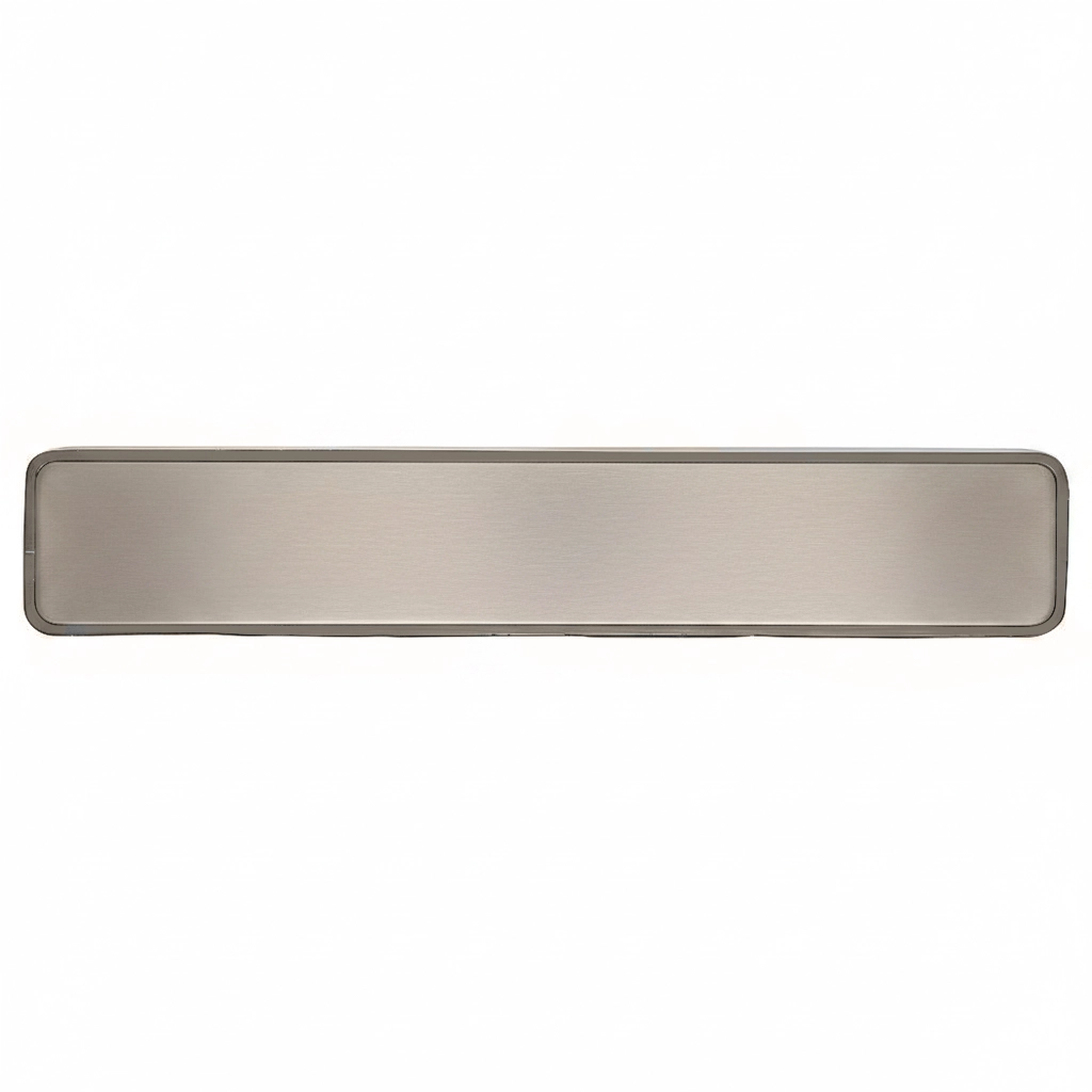 Ручка дверная NEW ENGLAND MH-63-S50 MSN на скрытой прямоугольной розетке с фиксатором, цвет матовый сатинированный никель, ЦАМ фото купить в Красноярске