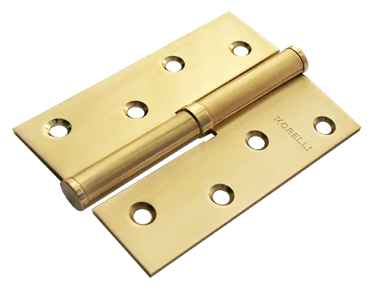 Петля разъемная карточная MSND 100X70X2.5 SG R с подшипником стальная правая, врезная, цвет матовое золото фото купить Красноярск