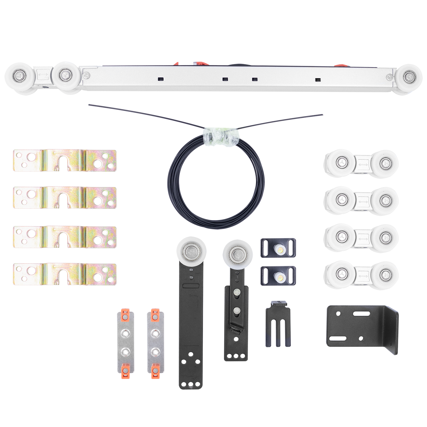 SET-TS 2+1, комплект системы TS для раздвижных дверей на 3 полотна (2 подвижных и 1 стационарное) фото купить Красноярск