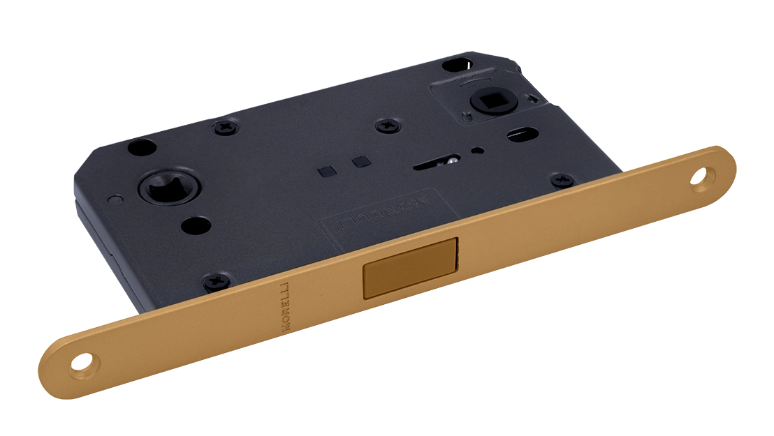 Защелка межкомнатная M1895 FTG магнитная, сантехническая, цвет матовое итальянское золото фото купить Красноярск