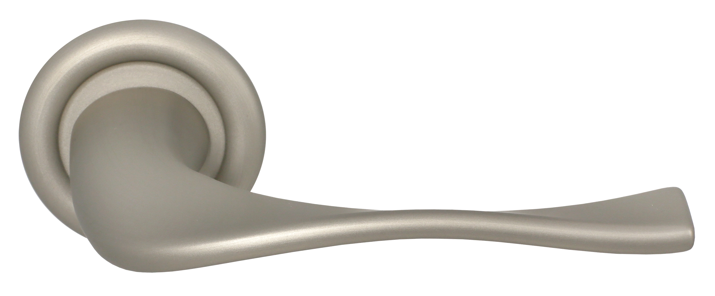 Ручка дверная SKYSCRAPER R7 SMI на круглой розетке, цвет Весенняя дымка/Spring Mist фото купить Красноярск