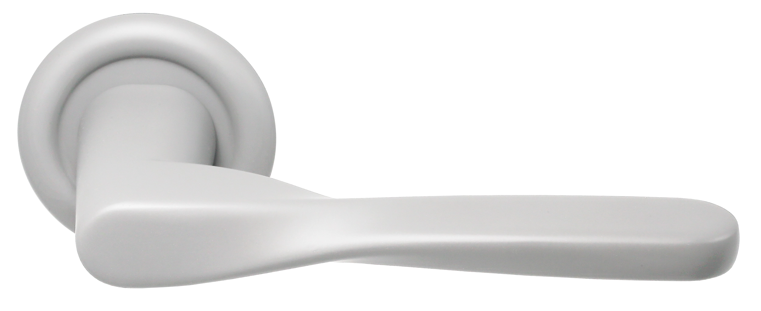 Ручка дверная THE OLYMPICS R7 SSW на круглой розетке, цвет Стокгольмский снегопад/Stockholm Snowfall фото купить Красноярск