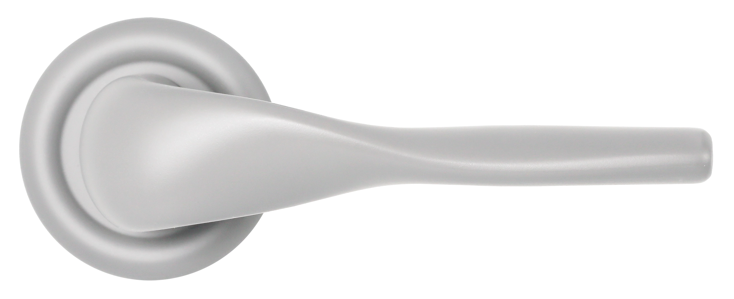 Ручка дверная LVB R7 SSW на круглой розетке, цвет Стокгольмский снегопад/Stockholm Snowfall фото купить в Красноярске