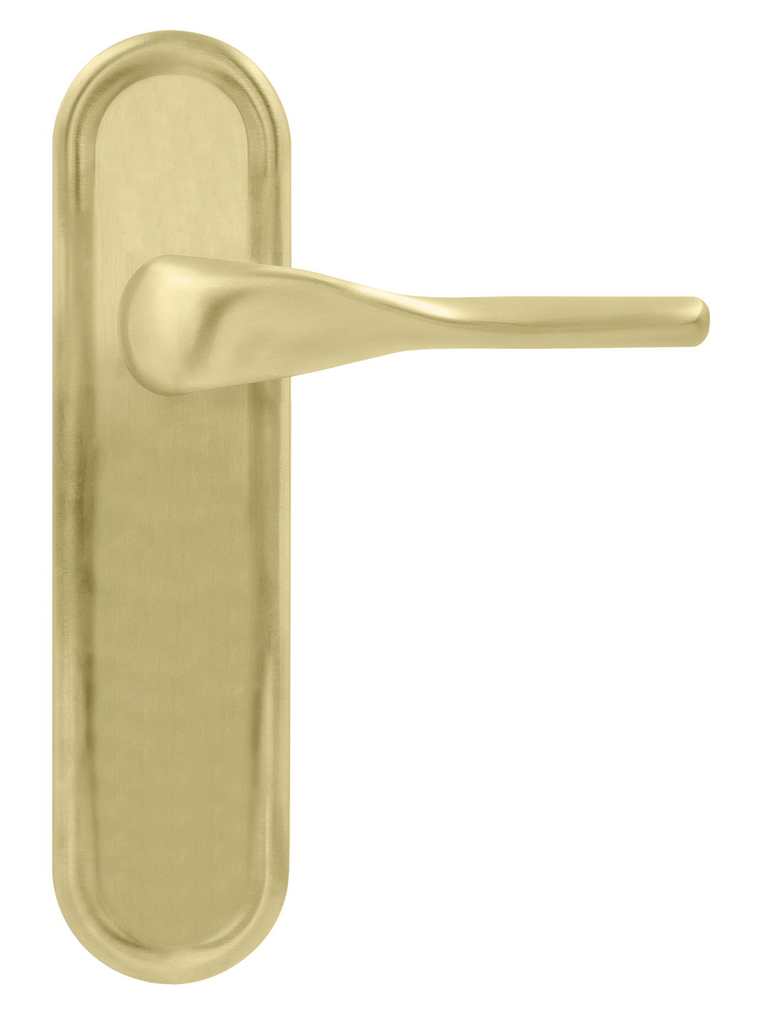 Ручка дверная LVB PLR AH на планке, цвет Осенний мёд/Autumn Honey фото купить в Красноярске