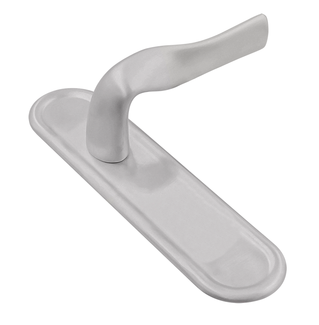 Ручка дверная LVB PLR SSW на планке, цвет Стокгольмский снегопад/Stockholm Snowfall фото купить Красноярск