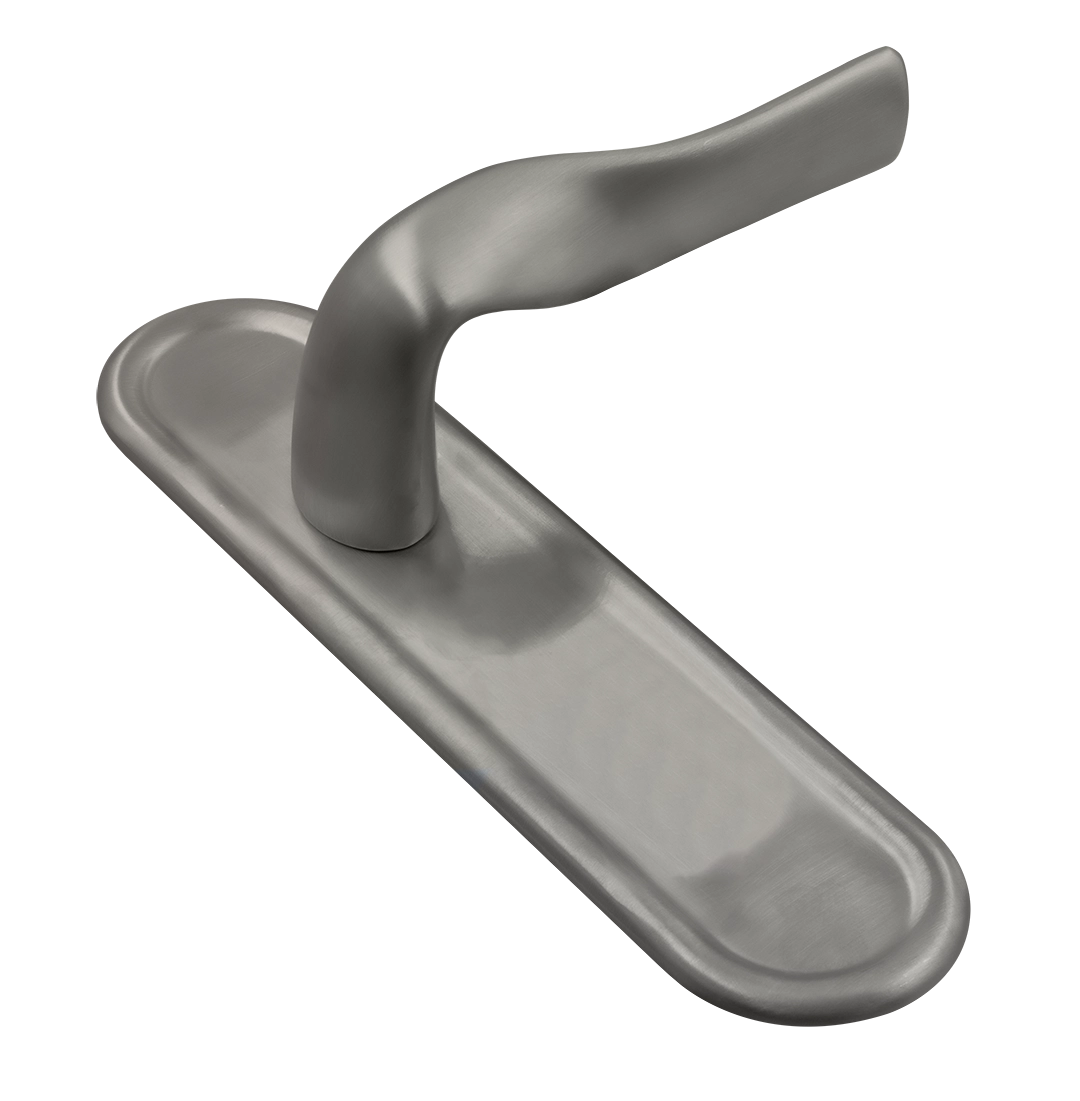 Ручка дверная LVB PLR WF на планке, цвет Зимняя стужа/Winter Frost фото купить Красноярск