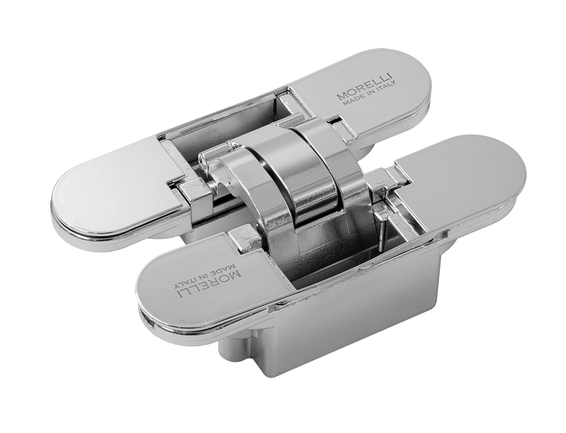 Петля скрытая HH-20 PC, врезная с 3D-регулировкой, вес полотна до 60 кг цвет хром фото купить Красноярск