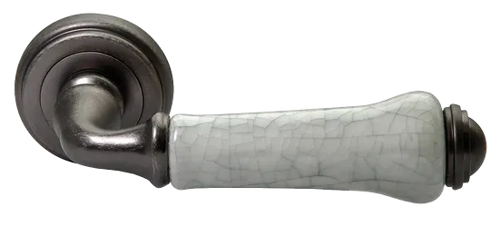 UMBERTO, ручка дверная MH-41-CLASSIC OMS/GR, цвет - старое мат.серебро/серый фото купить Красноярск