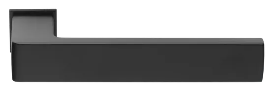 Ручка дверная HORIZONT-SM NERO раздельная без розетки, цвет черный, ЦАМ фото купить Красноярск
