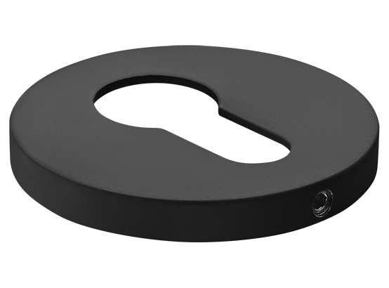 Накладка на ключевой цилиндр, на круглой розетке 6 мм, MH-KH-R6 BL, цвет - чёрный фото купить Красноярск