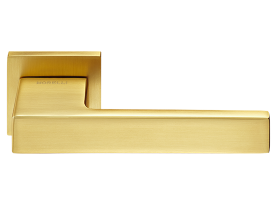 LOT ручка дверная на квадратной розетке 6 мм MH-56-S6 MSG, цвет - мат.сатинированное золото фото купить Красноярск